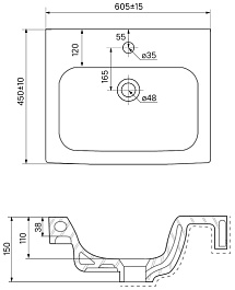 Iddis Тумба с раковиной New Sena 60 белая/светлое дерево – фотография-9